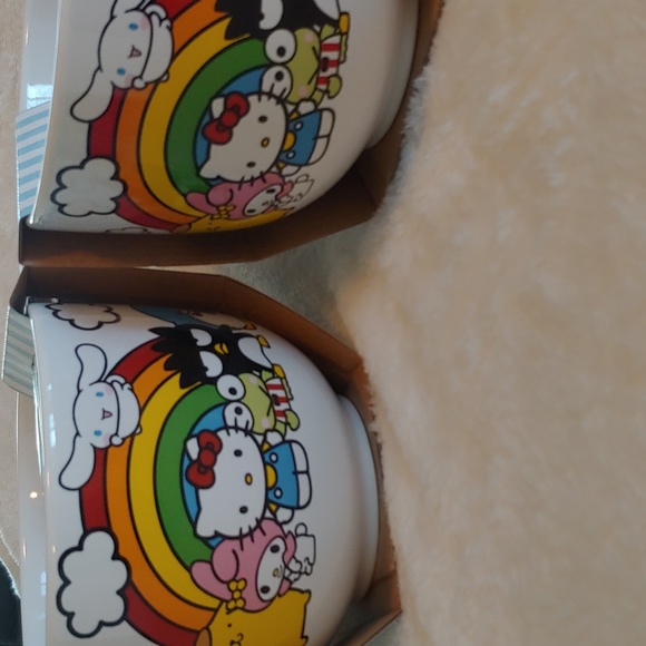🎁🌈Hello Kitty & Friends Ramen Bowl w/chopsticks $20 - Picture 2 of 10